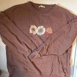 O'Neill Floral Crewneck Sweatshirt Size XS Brown Surf Co Graphic